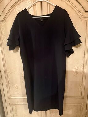 Worthington Black Dress Top with V-Neckline